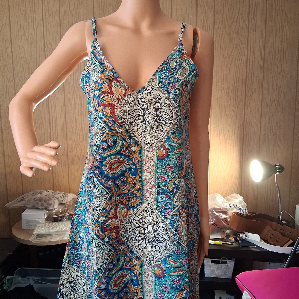 Floral Paisley Sun Dress